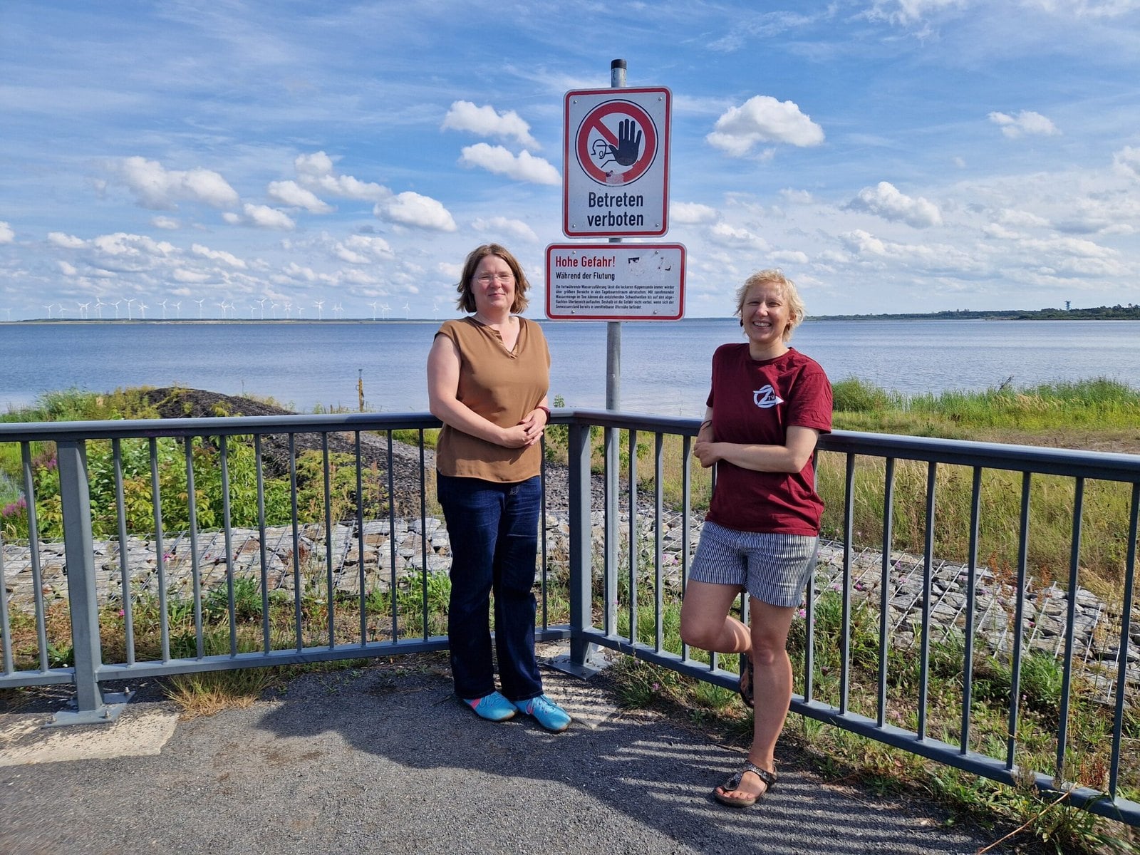 Begehung am Cottbuser Ostsee