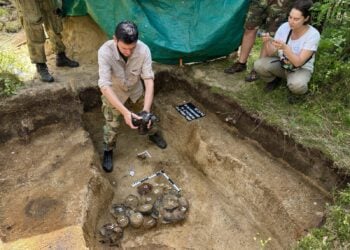 Ausgrabung zum archäologischen Erbe der Lausitz bei Bielawa