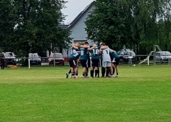 Fußballspiel der BSG Chemie Schwarzheide in Wormlage