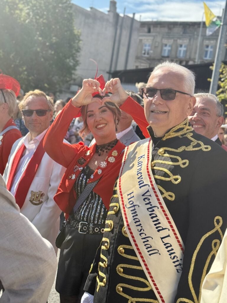 Festumzug zum Weinfest in Zielona Góra mit Cottbuser Karnevalsvereinen