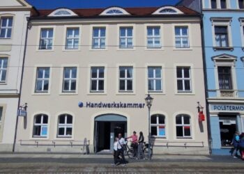 Gebäude der Handwerkskammer Cottbus am Altmarkt