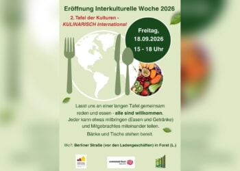 Veranstaltungsplakat zur Interkulturellen Woche 2026