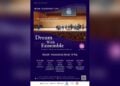Plakat der Deutschlandtour des Dream With Ensemble mit Konzertterminen, darunter Cottbus am 20. September