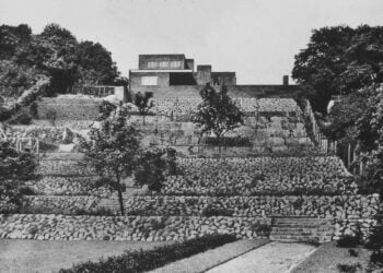 Historische Aufnahme der Villa Wolf in Guben um 1930