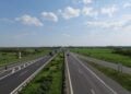 Autobahn A13 bei Ragow mit beiden Fahrbahnen