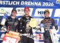 Siegerehrung der Masters-Klasse beim ADAC MX Masters in Fürstlich Drehna