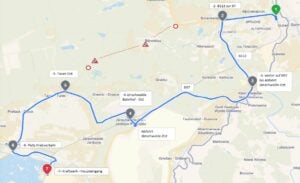 L50 zwischen Tauer & Bärenklau gesperrt: Buslinien 877 & 881 betroffen