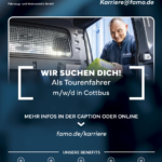 FAMO Fahrzeug- und Motorenteile GmbH: Tourenfahrer Cottbus (m/w/d) in Cottbus