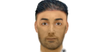 Phantombild des Täters (Quelle:  Polizei Brandenburg)
