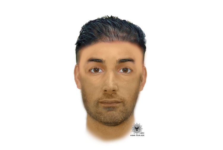 Phantombild des Täters (Quelle: Polizei Brandenburg)