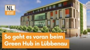 Bau-Update vom Green Hub in Lübbenau: So wächst der Coworking-Standort