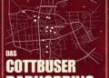 Plakat des Cottbuser Barhoppings 2026 mit Stadtplan und den teilnehmenden Bars