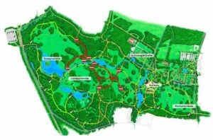 Fast alle Wege im Branitzer Park in Cottbus wieder offen
