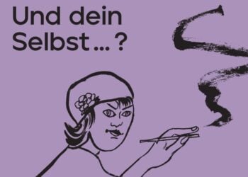 Zeichnung von Liddy Bacroff aus der Ausstellung Die Verleugneten