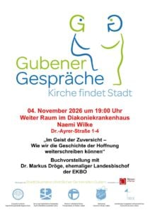 Altbischof Markus Dröge stellt in Guben sein neues Buch vor