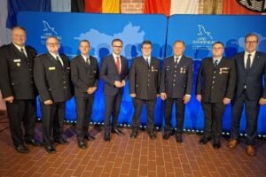 Ehrenzeichen für Feuerwehrleute aus Ruhland, Arnsdorf und Altdöbern