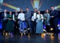 Die Finalisten des Großen Preises des Mittelstandes 2026 aus Berlin und Brandenburg auf der Bühne in Würzburg