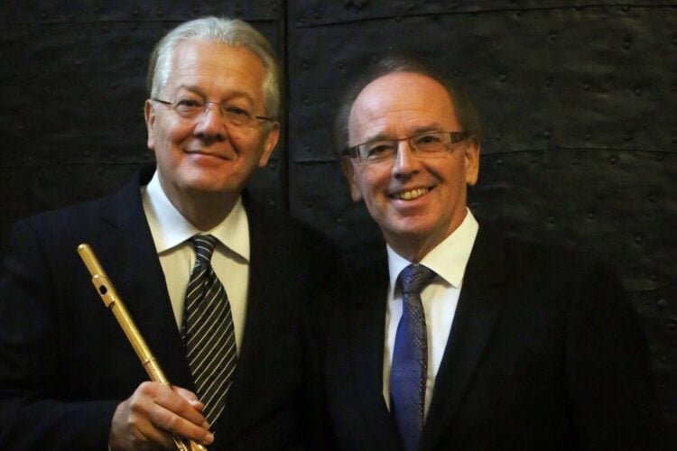 Arien ohne Worte: Flötist Giuseppe Nova mit Querflöte und Pianist Patrick Dheur