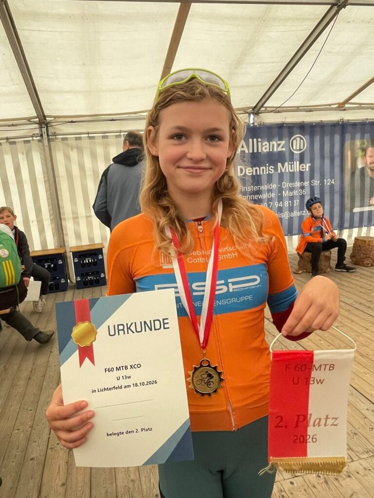Nachwuchs des RK Endspurt 09 Cottbus bei der MTB-Landesmeisterschaft in Lichterfeld