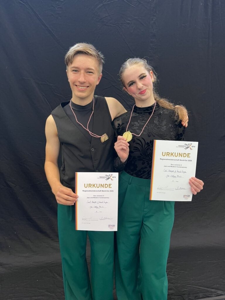 Jazz Dance Club Cottbus 99 bei der Regionalmeisterschaft Nord