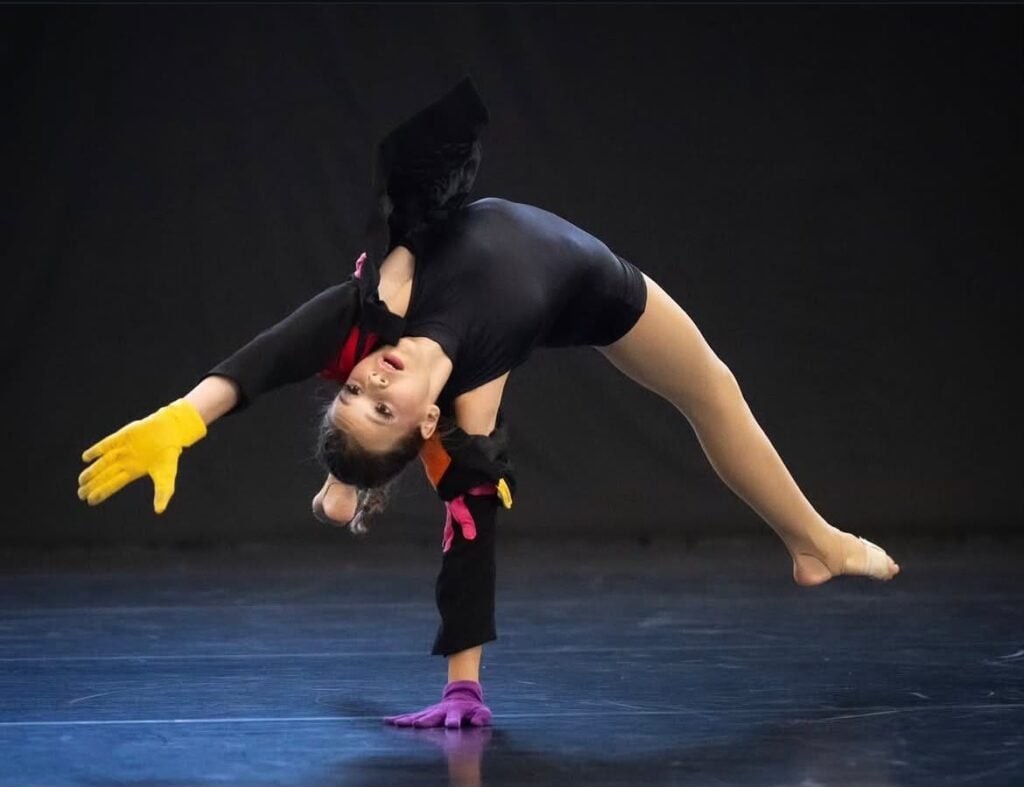Emma Stiller vom Jazz Dance Club Cottbus 99 bei ihrem Solo