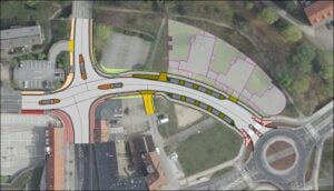 Nächste Woche Spatenstich: Neuer Arm für Spremberger Kreisverkehr