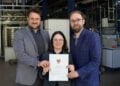 Vom BTU-Labor zum Brandenburger Innovationspreis 2026: Das HoCHQuant-Team hinter der quantum grade materials [qgm] GmbH. (Foto: BTU)