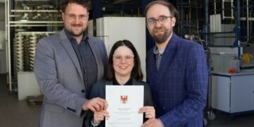 Vom BTU-Labor zum Brandenburger Innovationspreis 2026: Das HoCHQuant-Team hinter der quantum grade materials [qgm] GmbH. (Foto: BTU)