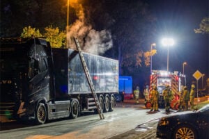 Kohle-Lkw löst Feuerwehreinsatz in Cottbus-Ströbitz aus