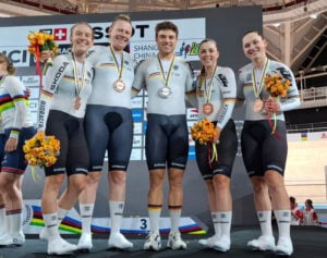 Maximilian Dörnbach vom RSC Cottbus ist Vize-Weltmeister im Keirin