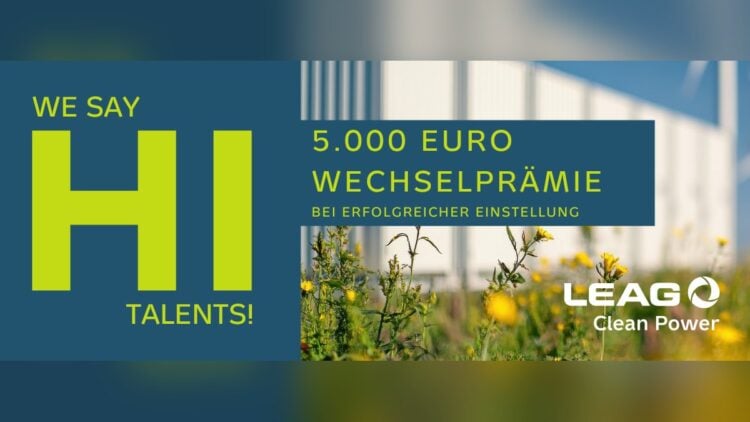 Stellenbild aus dem LEAG-Karriereportal